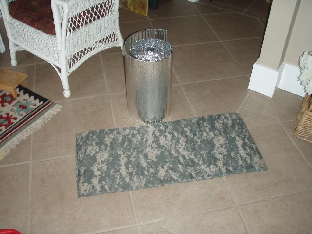 DIY sleeping pad cover